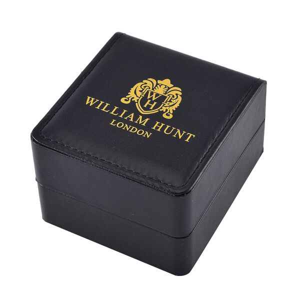 WILLIAM HUNT zweifarbige, wasserdichte Uhr mit Automatikwerk und grünem Zifferblatt, 20cm image number 9