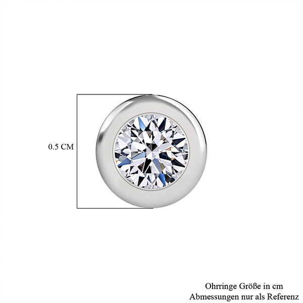 LUXURIANT DIAMOND- IGI zertifizierte SI-GH Labor Diamant Ohrringe in 950 Platin- 0,25 ct. image number 5