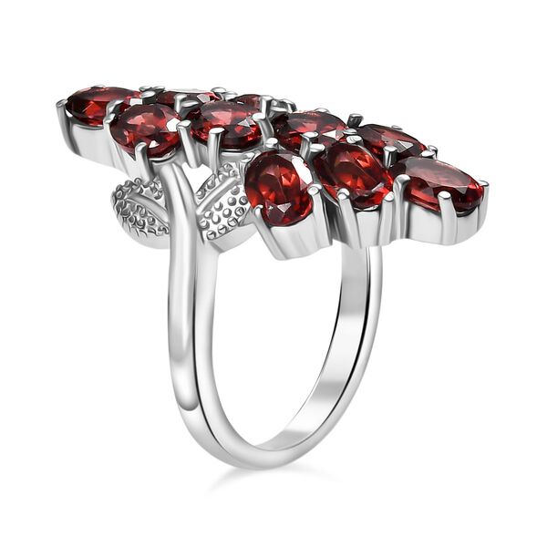 Roter Granat Ring - 6,61 ct. image number 4