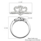 Diamant Ring 925 Silber platiniert  ca. 0,25 ct image number 6