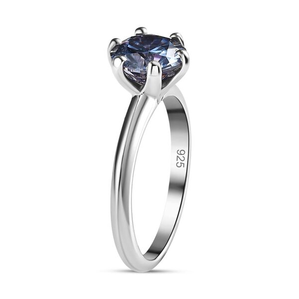 Blauer Moissanit-Ring - 1,45 ct. image number 5
