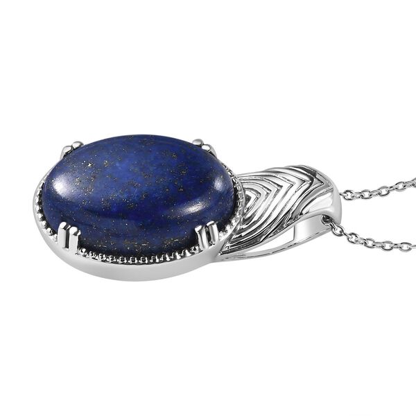 Lapislazuli Anhänger mit 45cm Kette - 26 ct. image number 3