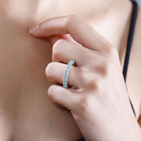 Blauer Apatit-Ring - 3,14 ct. image number 3