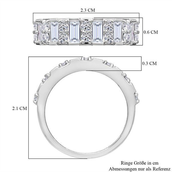 LUXURIANT SGL zertifizierter VS-EF Labor Diamant Ring - 1 ct. image number 5