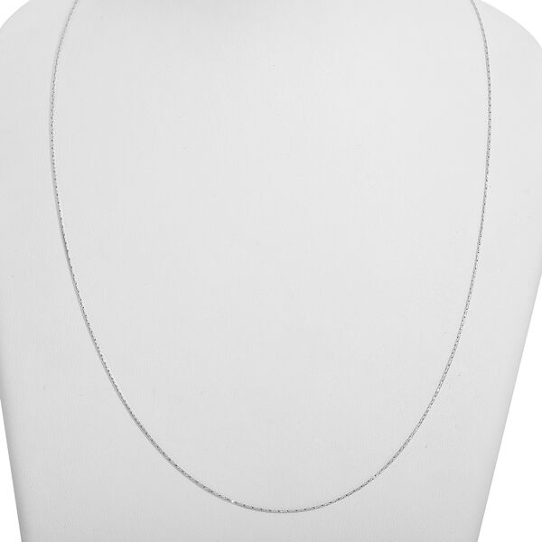 925 Silber rhodiniert Kette ca. 60 cm ca. 2,84g image number 1