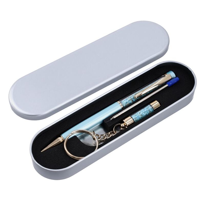 Premium Kollektion: Sleeping Beauty Kugelschreiber mit extra Mine und Schlüsselanhänger image number 0