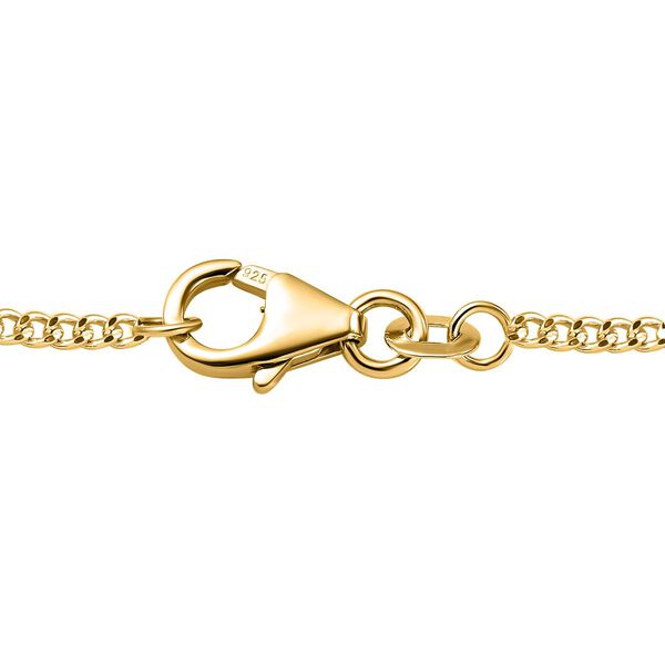 Tahiti Perle und weißer Zirkon-Anhänger mit Kette, ca. 10-11mm, 925 Silber Gelbgold Vermeil ca. 0.15 ct image number 4