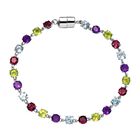 D'Joy AA mehrfarbig Armband ca. 19 cm 925 Silber rhodiniert ca. 12.50 ct