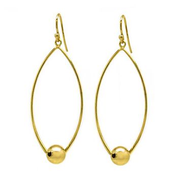 925 Silber vergoldetOhrringe ca. 4,20g