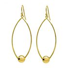 925 Silber vergoldetOhrringe ca. 4,20g