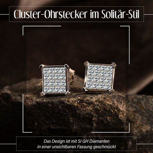 New York Kollektion- SI GH Diamant Ohrringe in 585 Gold - 1 ct. image number 1