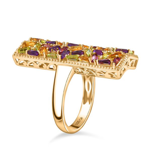 GP Italian Garden Kollektion - AA Multi-Edelstein und blauer Saphir Ring - 2,70 ct. image number 6