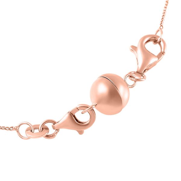 Magnetschlie&szlig;e, 925 Silber ros&egrave;vergoldet image number 4