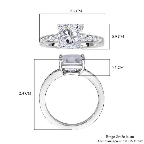 Moissanit Ring - 2,93 ct. image number 5