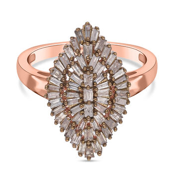 Nat&uuml;rlicher Champagner-Diamant-Ring - 1 ct.