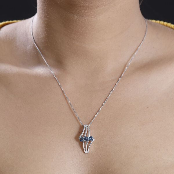 London Blautopas Anh&auml;nger - 0,98 ct. image number 2