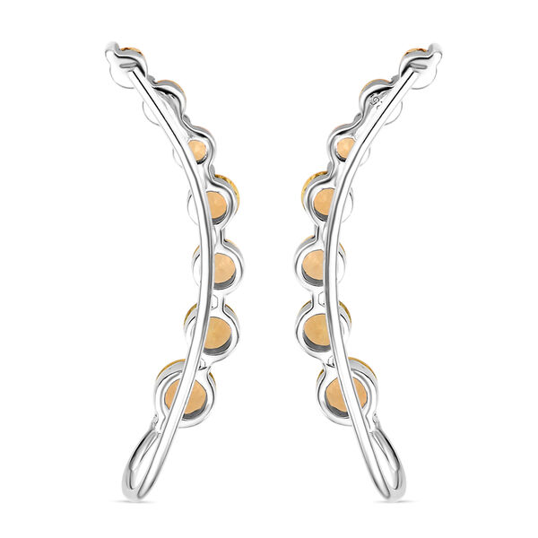 Citrin-Ohrringe in Silber, 2,37 ct. image number 5