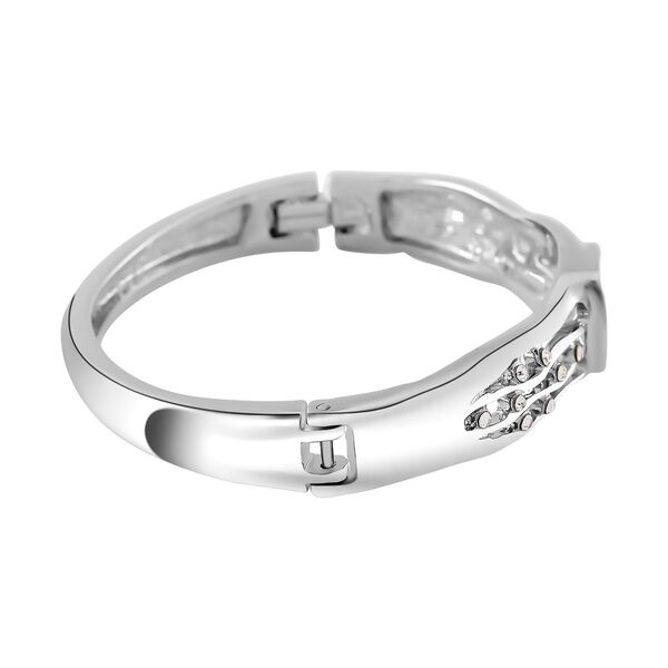 Abalone Muschel, Wei&szlig;er Kristall Armreif ca. 19 cm image number 4