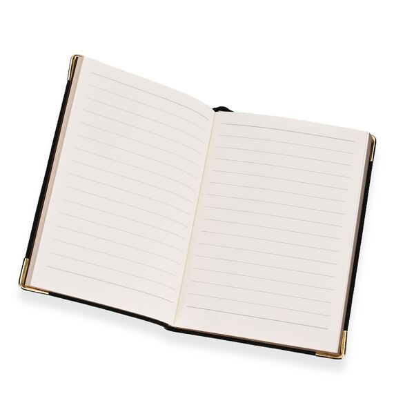 3tlg. Notiz- und Tagebuch Geschenkset mit Kugelschreiber, Schwarz, Elfenbeinfarben, Rot image number 8