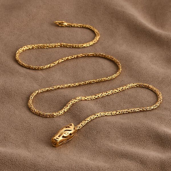 Royal Bali - Bourbudur mit Drachen Halskette, 60cm image number 1