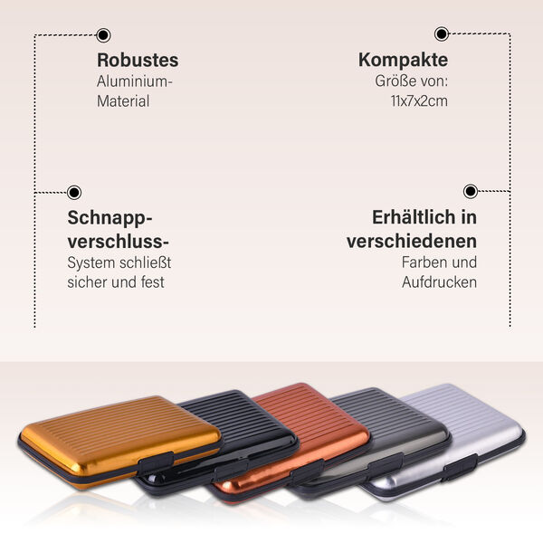 5er-Set RFID Kartenhalter, mehrfarbig image number 5