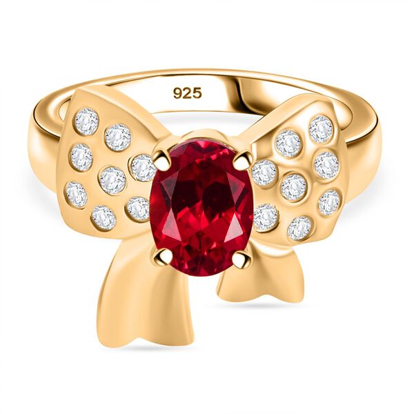 Labor Padparadscha-Saphir und Zirkon Ring - 5,82 ct.