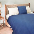 2-teiliges Bettbezug-Set aus 100% Bambus, Marineblau image number 1