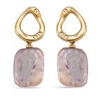 Mehrfarbige Keshi Perle Ohrringe Nickelfreies Messing Standard