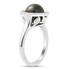 Shungit Ring 925 Silber rhodiniert  ca. 5,75 ct image number 4