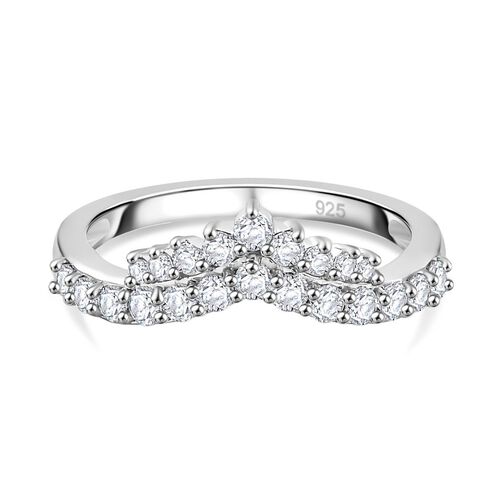 Moissanit Wishbone Ring - 0,57 ct. image number 0