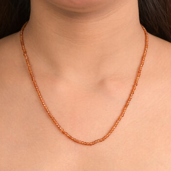 D'Joy Hessonit Granat 45+5cm Halskette - 30 ct.