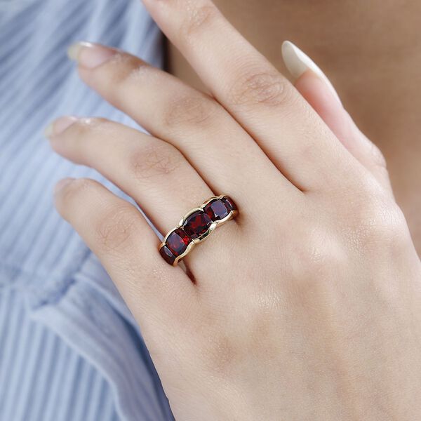 Roter Granat-Ring - 5,77 ct. image number 3