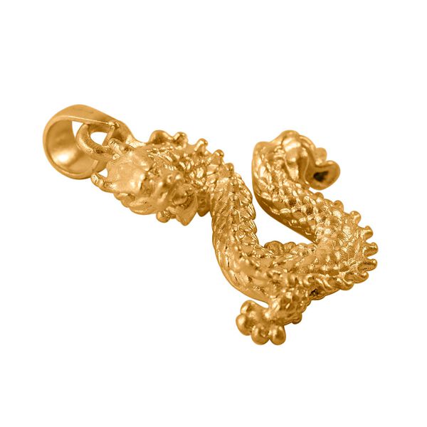 Drachen Anhänger in 999 Gold image number 8