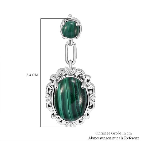Malachit Ohrringe - 18,61 ct. image number 5