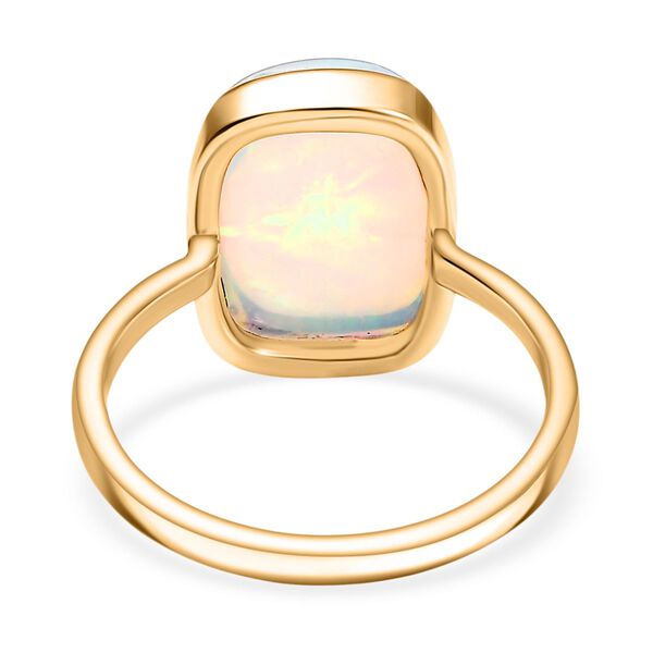 AAA Natürlicher, äthiopischer Welo Opal Ring in 375 Gold - 4,24 ct. image number 6