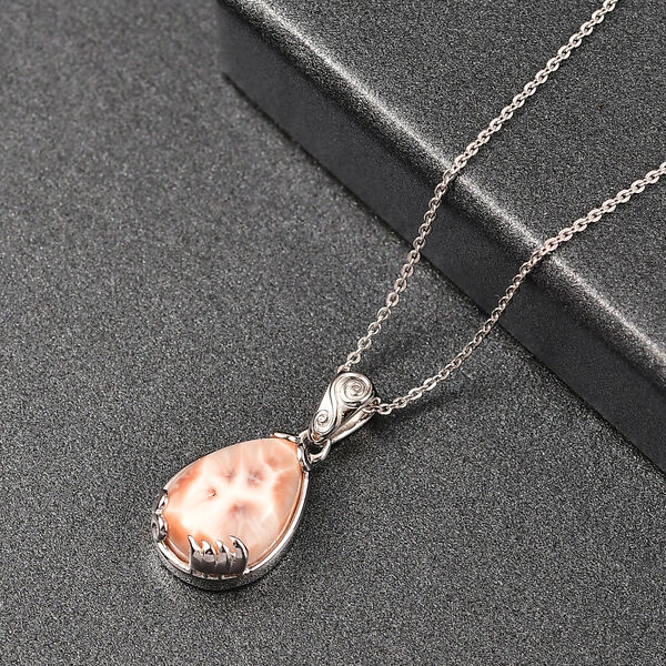 D’Joy AA Natrolith Anhänger mit 50cm Kette - 5,81 ct. image number 2