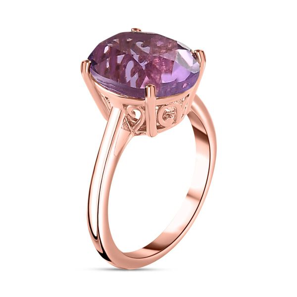 AA Rose De France Amethyst Ring 925 Silber ros&eacute;vergoldet (Gr&ouml;&szlig;e 16.00) ca. 4,82 ct image number 5