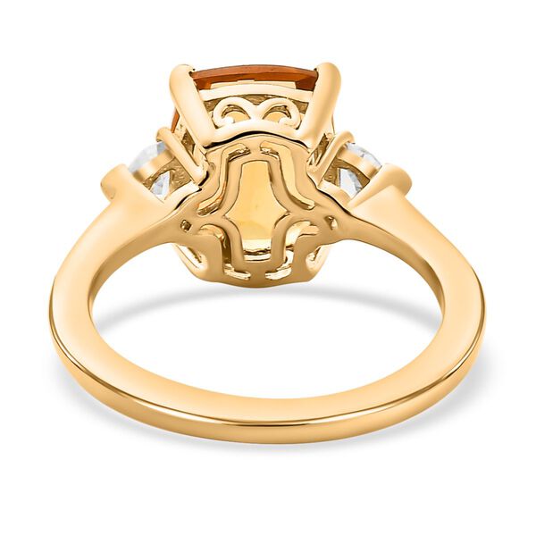 Citrin Schmuckset 925 Silber Gelbgold Vermeil ca. 6,30 ct. image number 6