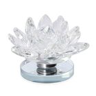 2er-Set Kristallklare Lotusblume mit Drehsockel und Geschenkbox image number 1