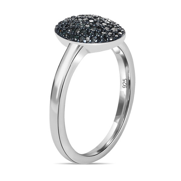 Blauer Diamant-Ring - 0,50 ct. image number 5