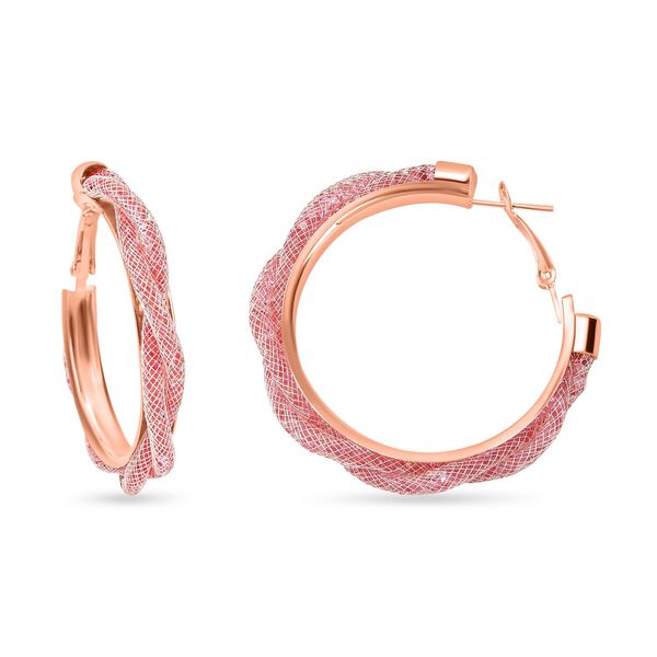 Rosa Kristall Schmuckset Reines Messing image number 6