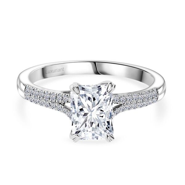 LUXURIANT IGI zertifizierter VS-EF Labor Diamant Ring in 950 Platin - 2 ct. image number 0
