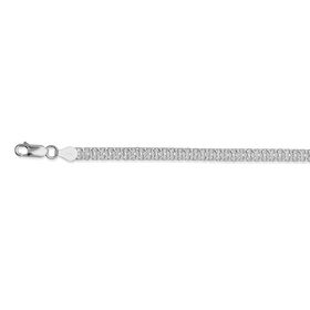 Italienisches Garibaldi-Armband, ca. 19 cm, 925 Silber ca. 3,49g