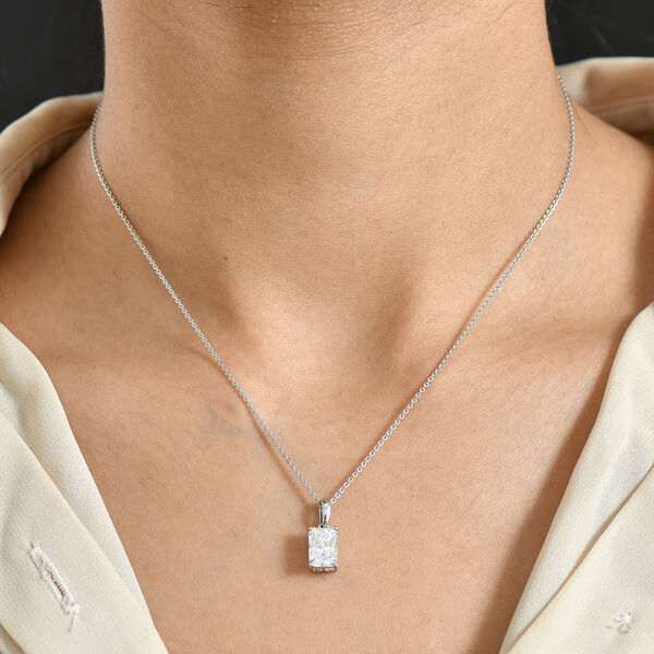 LUXURIANT IGI zertifizierter VS2-F Labor Diamant Anh&auml;nger in 950 Platin - 2 ct. image number 3