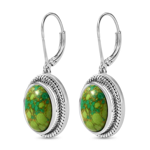 Grüne Türkis-Ohrringe image number 4