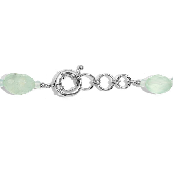 EverTrue gr&uuml;n gef&auml;rbte Chalzedon 45cm Halskette - 485 ct. image number 4