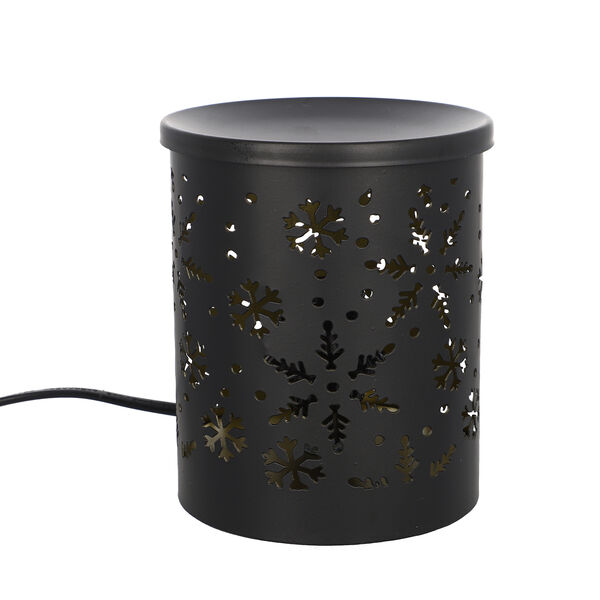 Aromatherapie, Handgefertige Eisen Lampe mit &auml;therischem &Ouml;l, 5ml, Schneeflocken Muster image number 3