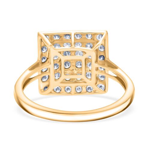 LUXURIANT DIAMOND- SGL zertifizierter VS-EF Labor Diamant Ring, 375 Gold - 1 ct. image number 4