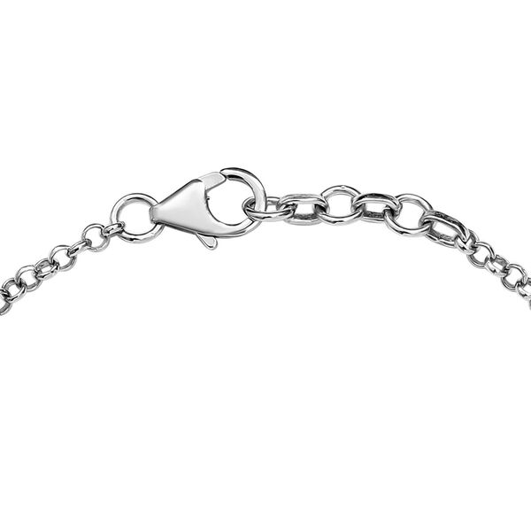 Nat&uuml;rliches, &auml;thiopisches Opal und Zirkon-Armband in Silber image number 4