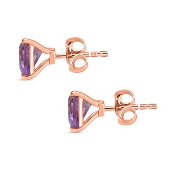 AA Rose De France Amethyst Ohrringe - 2,20 ct.